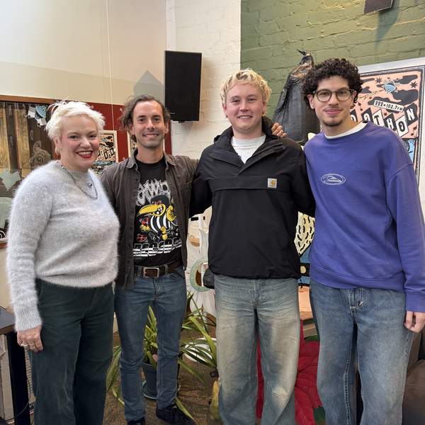 Dylan Bird, Jacinta Parsons, Ali and Aiden