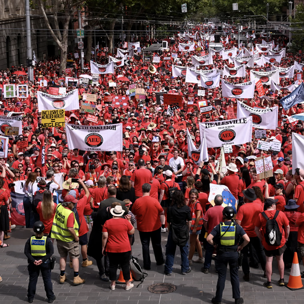 Baseline - AEU protest