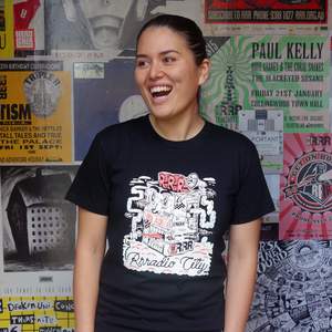 Lynn Bremner T-Shirt modelled by Adrienne
