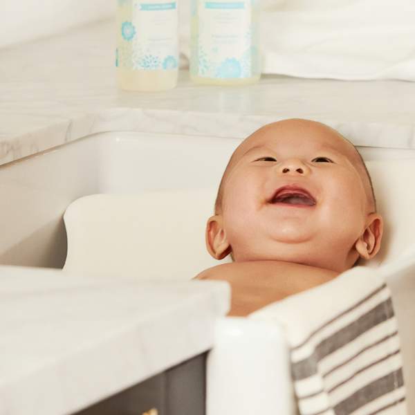 Baby Bath Stock Image