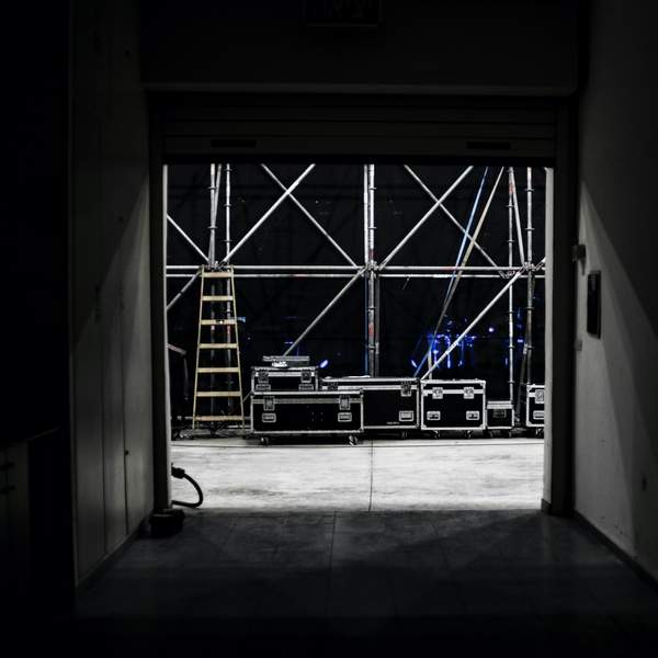 Backstage Equipment Stock Image