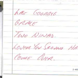 Jeff Buckley 1995 Setlist