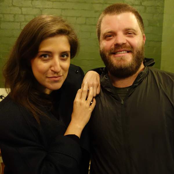 Sophia Brous with Woody McDonald