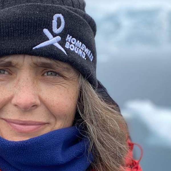 Dr Jen in Antarctica