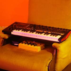 Keyboard couch stock image