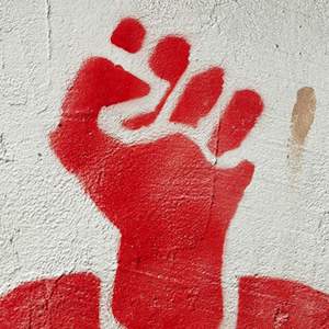 Clenched Fist Graffiti