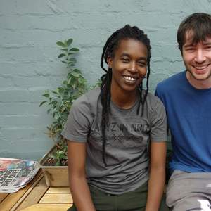 Camae Ayewa of Moor Mother and Vaughan Quinn