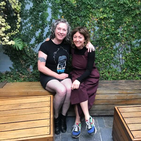 Angie Hart and Kate Kingsmill IWD