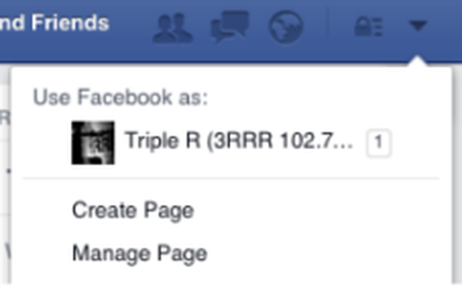 Use Facebook as Triple R
