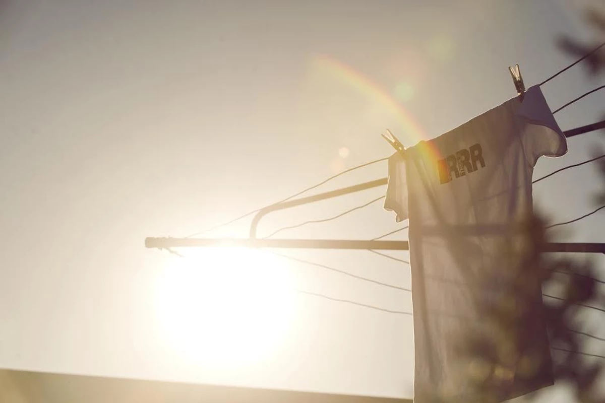 RRR T-Shirt on washing line