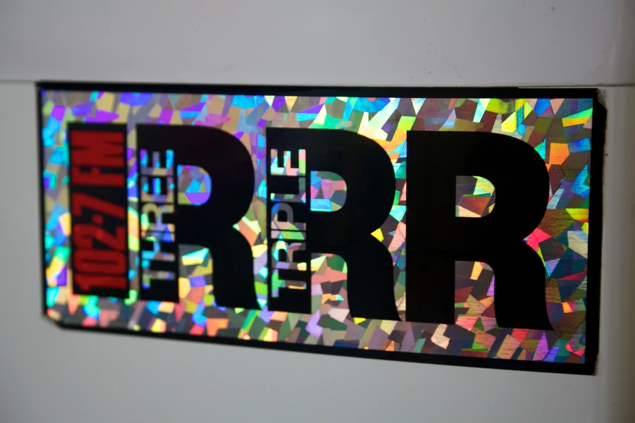 Generic disco RRR sticker