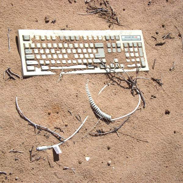 Keyboard In Sand