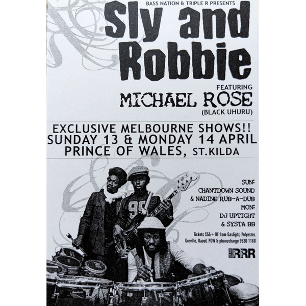 Live at RRR Replayed: Sly Dunbar