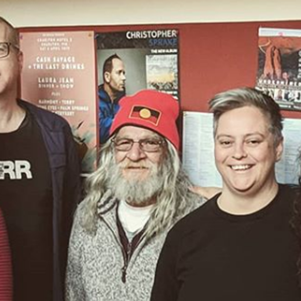 Breakfasters with Uncle Larry Walsh and Isobel Morphy-Walsh