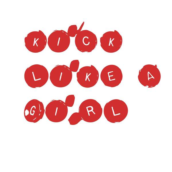 Kick Like a Girl Logo