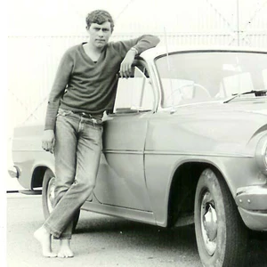 Uncle John Brown with car