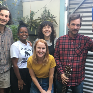 Fakefasters Areej Nur, Nat Harris and Tom Trumble with Sonny and Tahlia from Sonny and The Sunsets