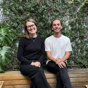 Dylan Bird and Emma Shortis