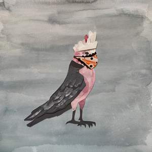 Galah In Mask Artwork by Tai Snaith