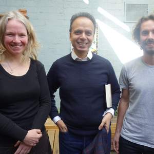 Dylan and Kulja with Ed Husain