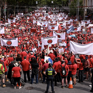 Baseline - AEU protest