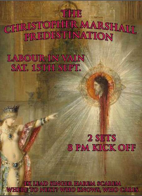 Events The Christopher Marshall Predestination — Triple R 102.7FM