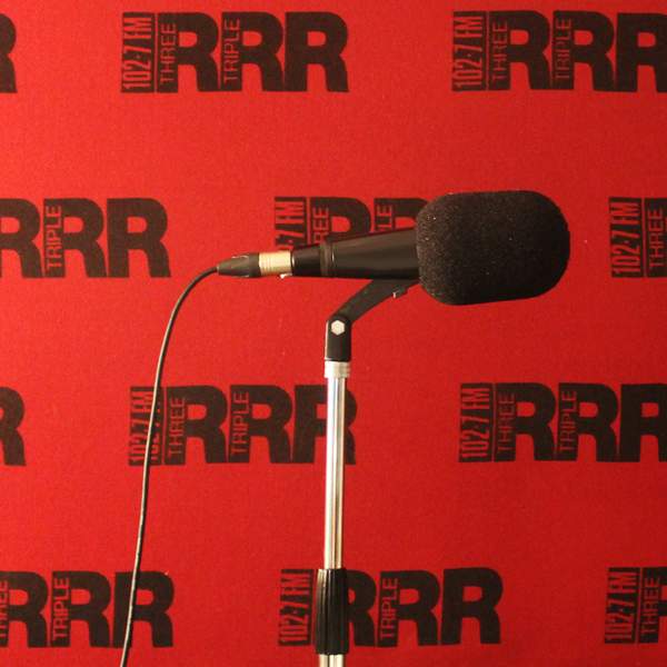Station filler image mic in voice booth