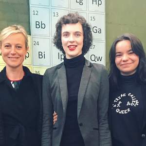 Marta Dusseldorp and Zoe Terakes with Amy Mullins