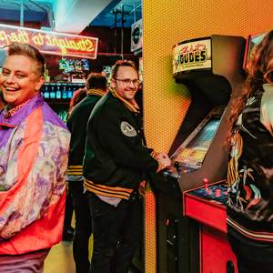 Radiothon 2019 Breakfasters Arcade Machines