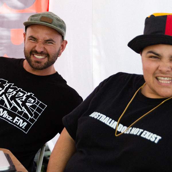 Declan Furber Gillick and Mojo Juju at Balit Narrun Festival