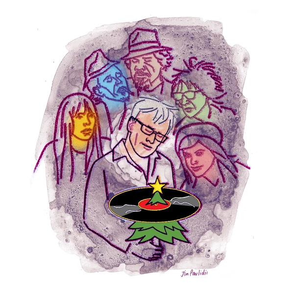 David Bridie Christmas Illustration