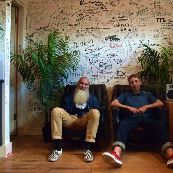 John Bailey and Gilles Peterson in the Band Room