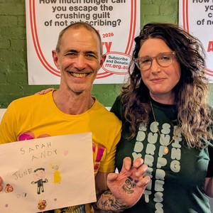 Andy Griffiths and Sarah Smith