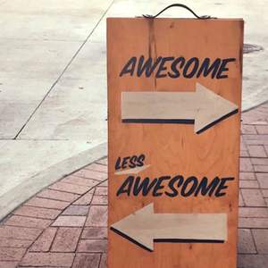 Awesome Sign Stock Image