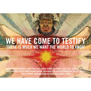 We have come to testify