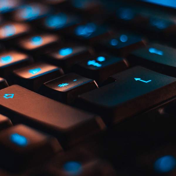 Computer keyboard stock image