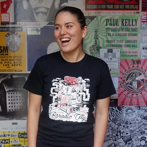Lynn Bremner T-Shirt modelled by Adrienne