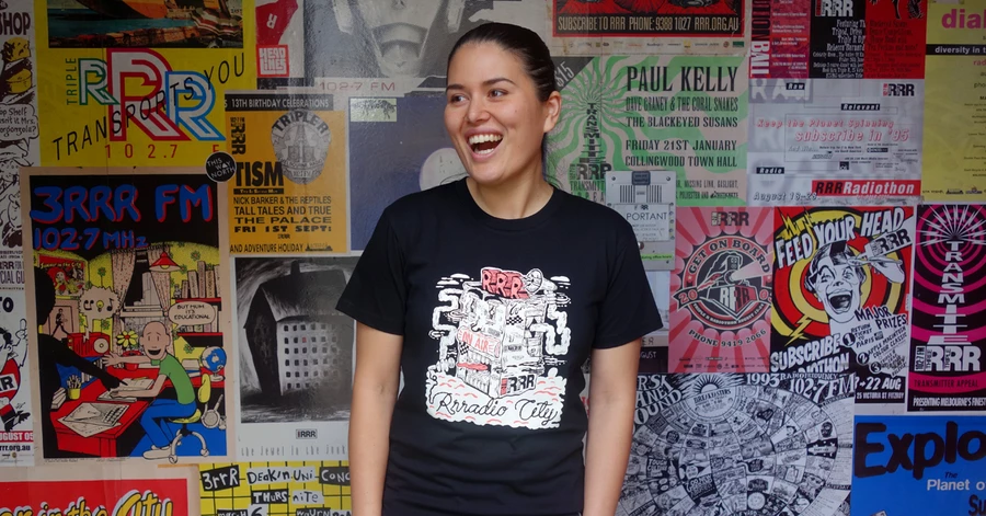 Lynn Bremner T-Shirt modelled by Adrienne