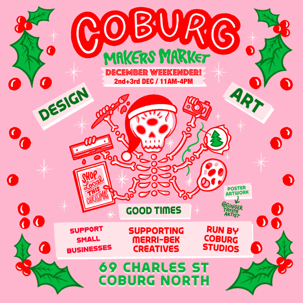 Coburg Makers Market December 2023