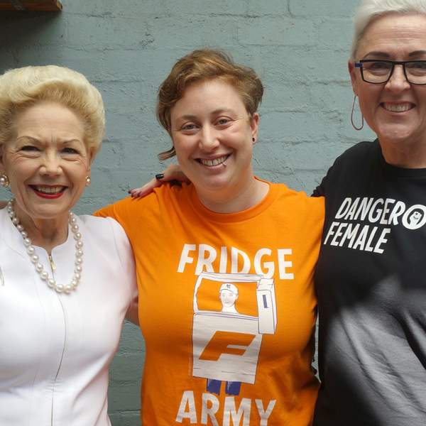 Susan Alberti and Michelle Redfern on Kick Like a Girl