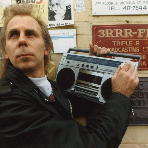 Walker with stereo