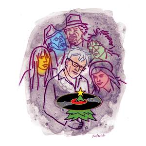 David Bridie Christmas Illustration