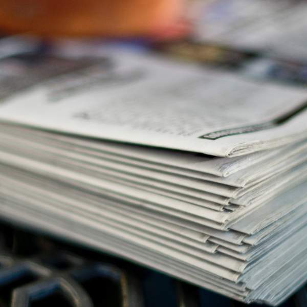 Newspapers Stack